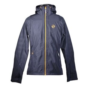 Craft Hooded Jacket Core Backcountry Medium Blue Gray Orange New Without Tags